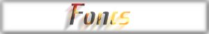 Fonts